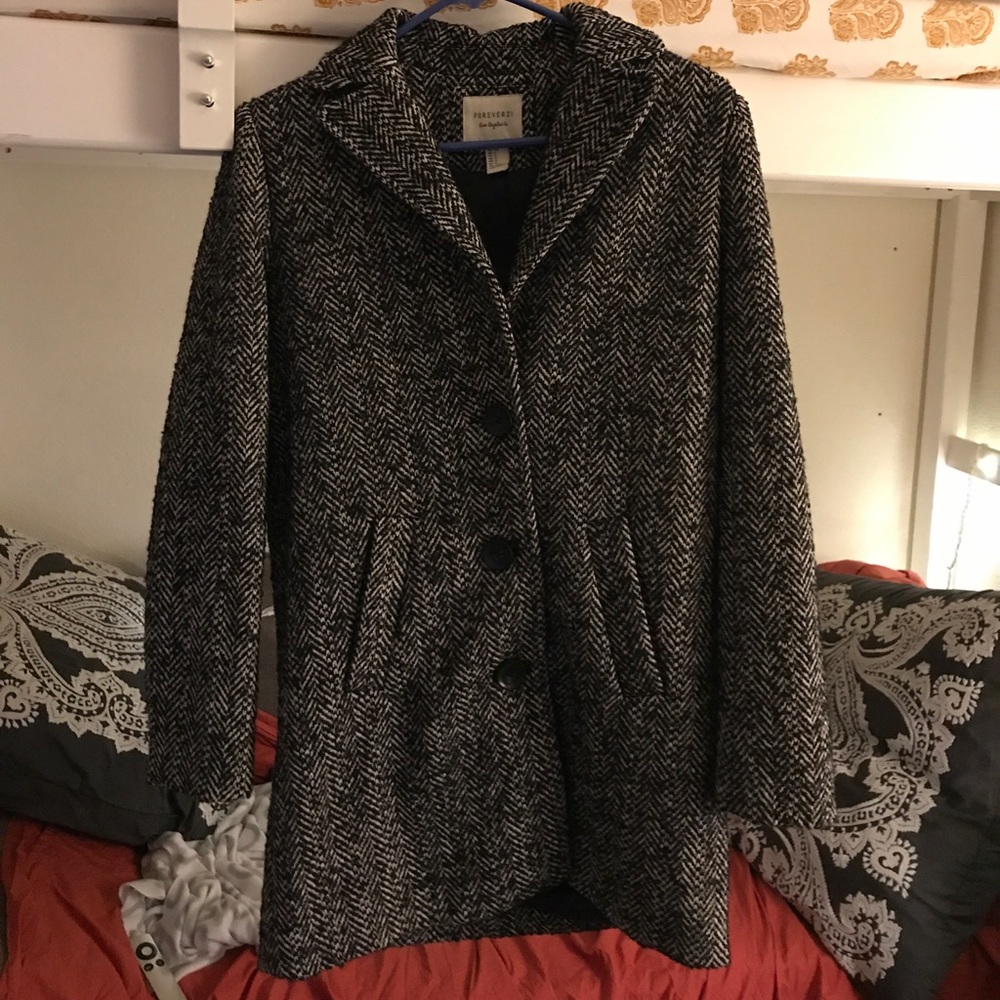 Like new tweed style oversized jacket